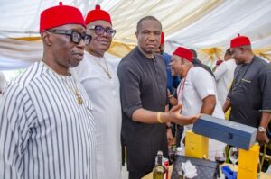 HOUSE OF INTEGRITY COMMISERATES WITH CHIEF JAMES UMEH (MEENANDU)
